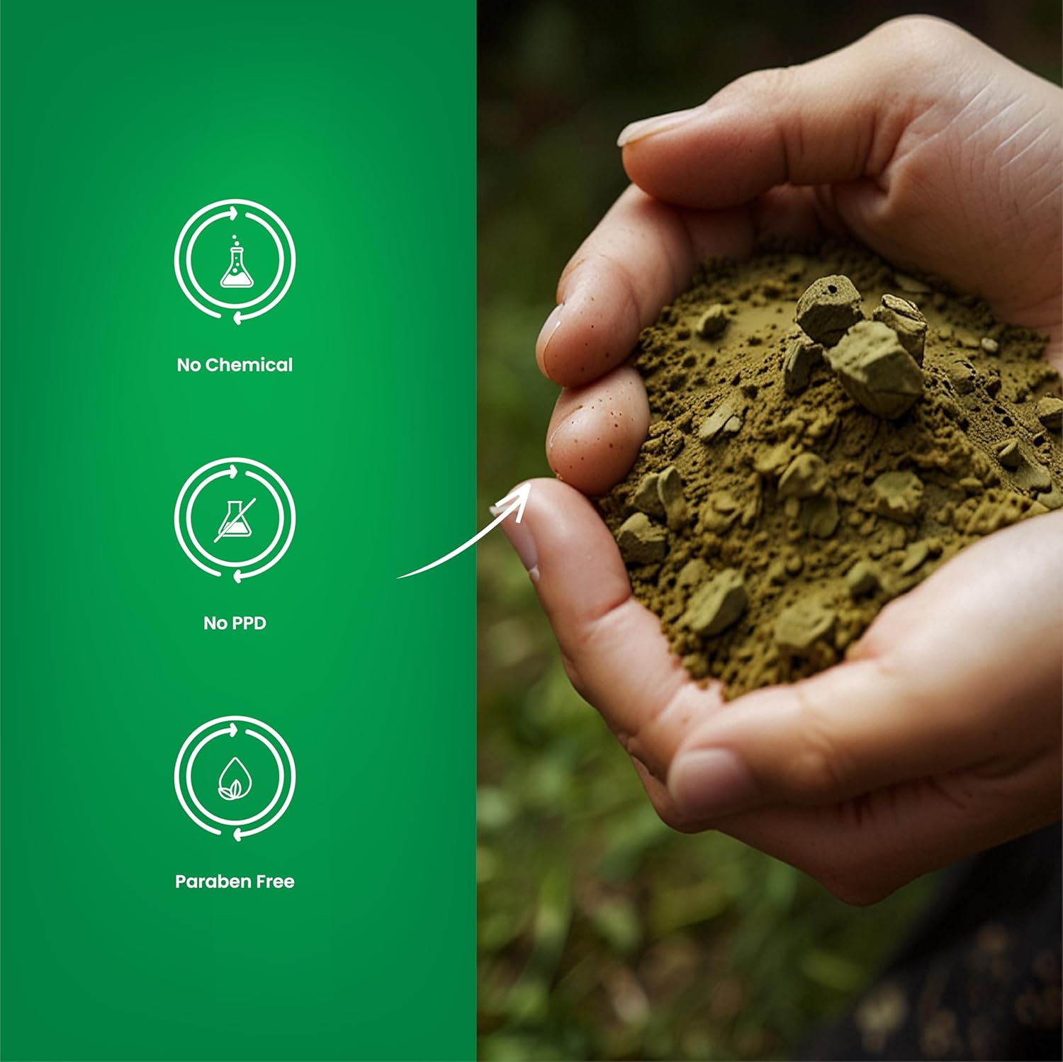 H&C Herbal Ingredients Expert Natural Henna Powder for Hair Coloring & Care - Herbal Mehndi Hair Dye, Long Lasting Color & Shine, Conditions Scalp and Soften Hair, Chemical Free & No Added Color, No Ammonia - 1 kg