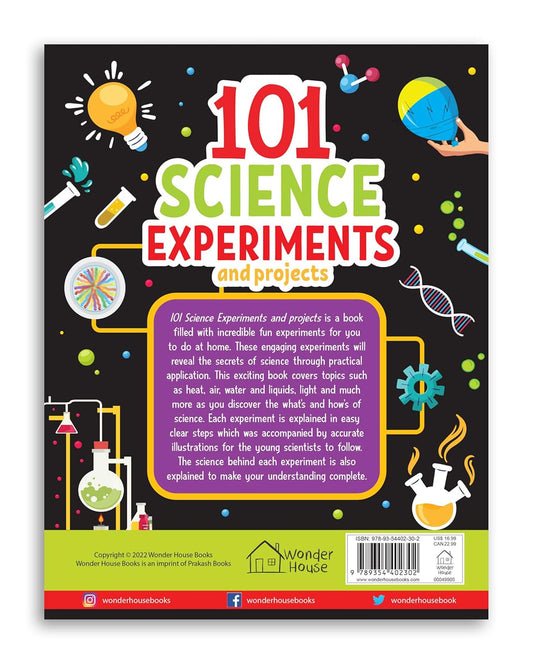 101 Science Experiments and Projects for Children | Hands-On Activities to Learn STEM Concepts Book