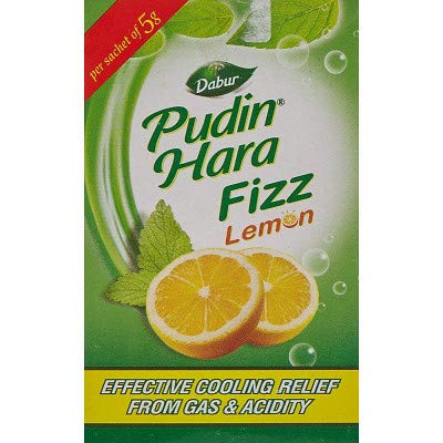 Dabur Pudin Hara Lemon Fizz (5gm sachet) for gastric discomfort acidity