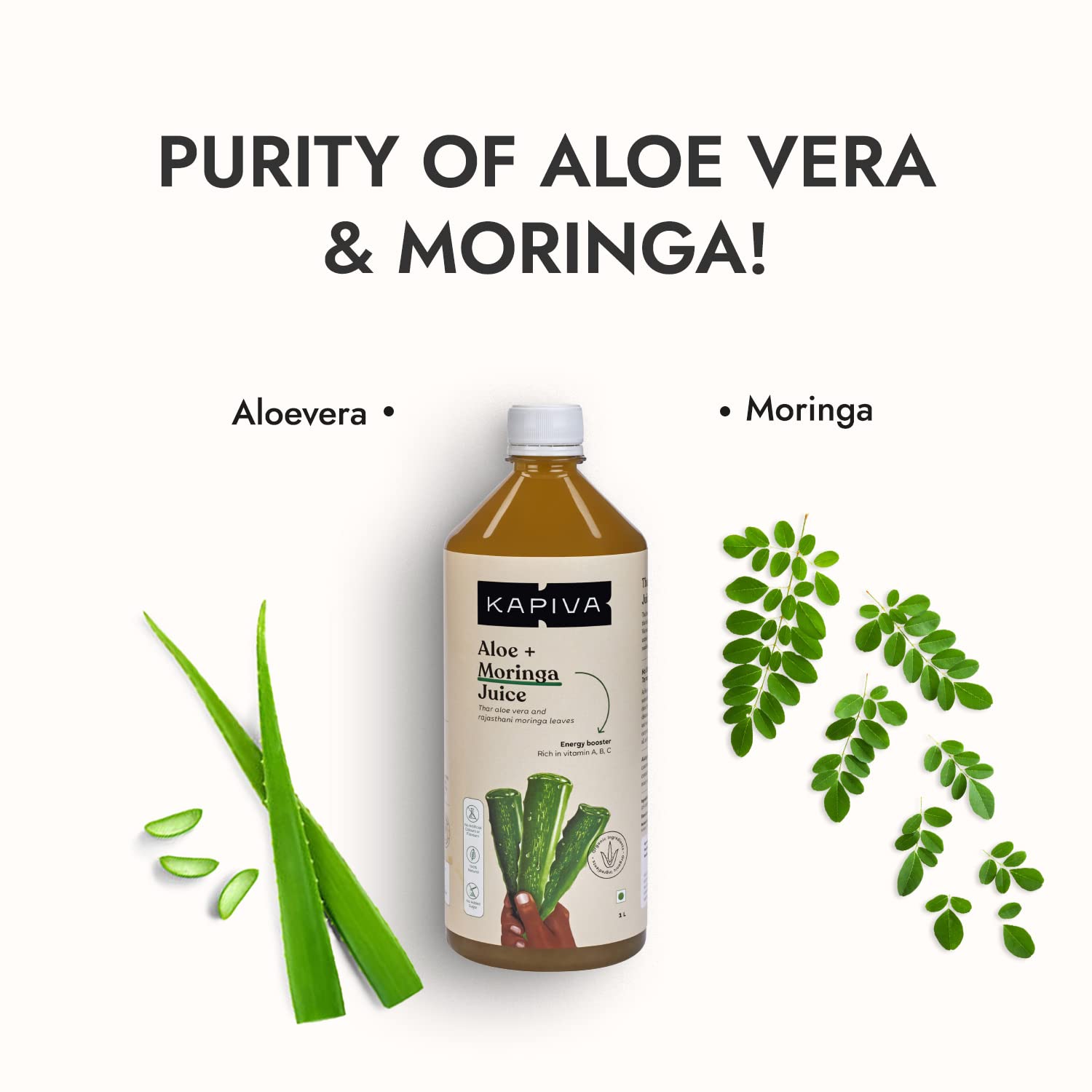 Kapiva Aloe Vera + Moringa Juice (1L)
