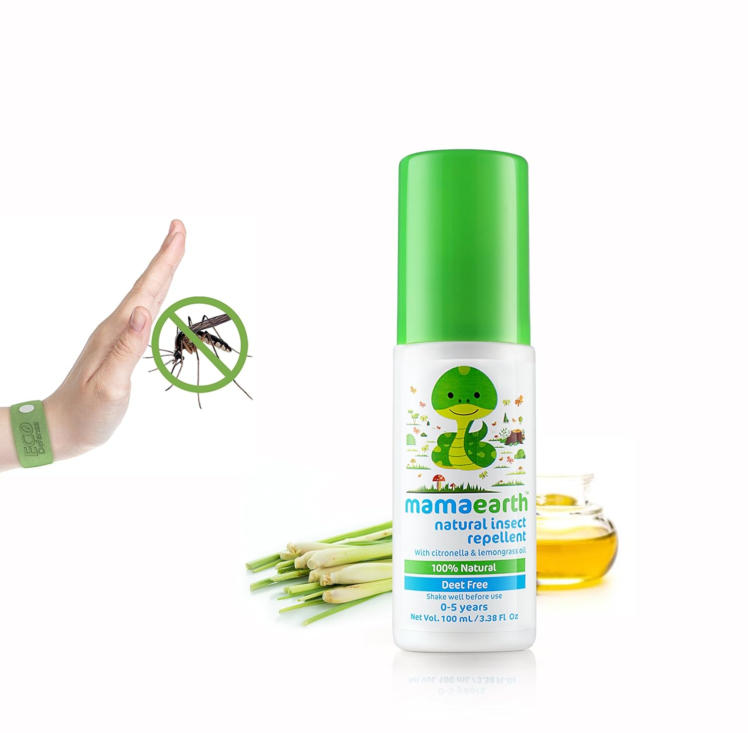 Mamaearth Natural Mosquito Repellent (3 Months Plus) 100ml