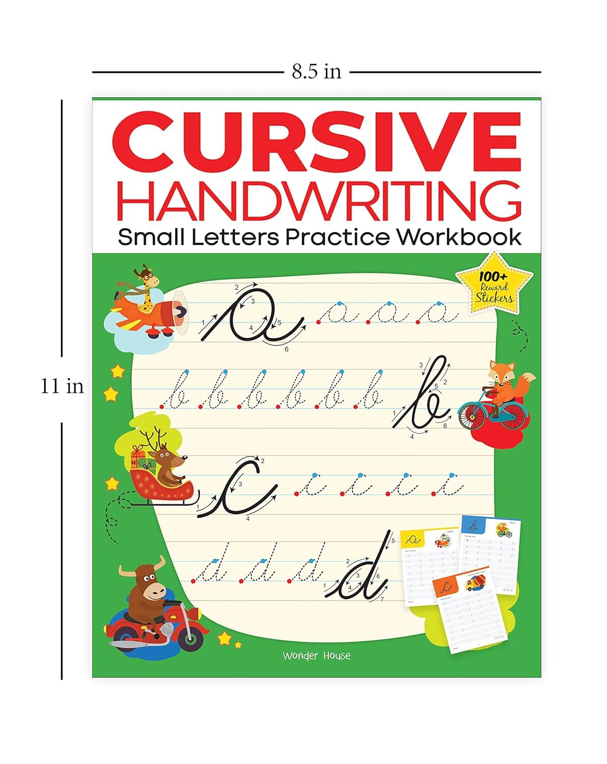Cursive Handwriting – Small Letters: Practice Workbook for Children Develop Writing Fluency & Confidence |  Paperback