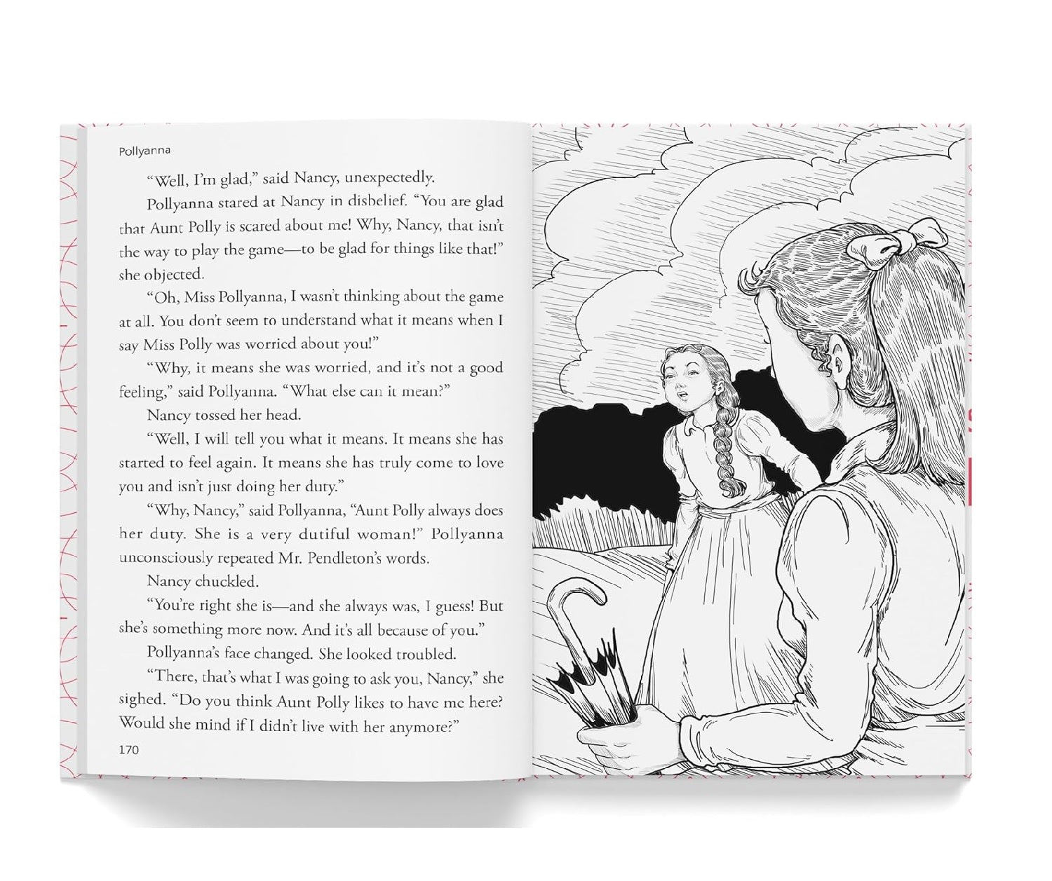 Pollyanna : Illustrated Abridged Children Classics English Novel with Review Questions Hardcover Book