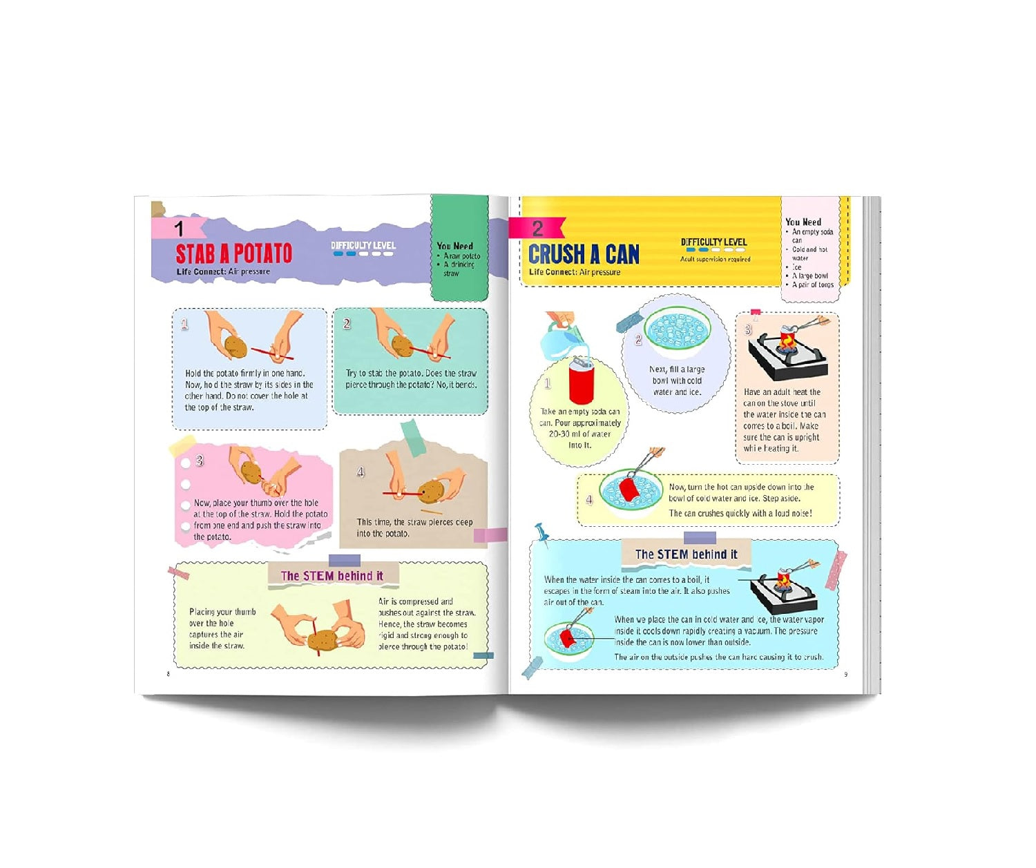 101 Science Experiments and Projects for Children | Hands-On Activities to Learn STEM Concepts Book