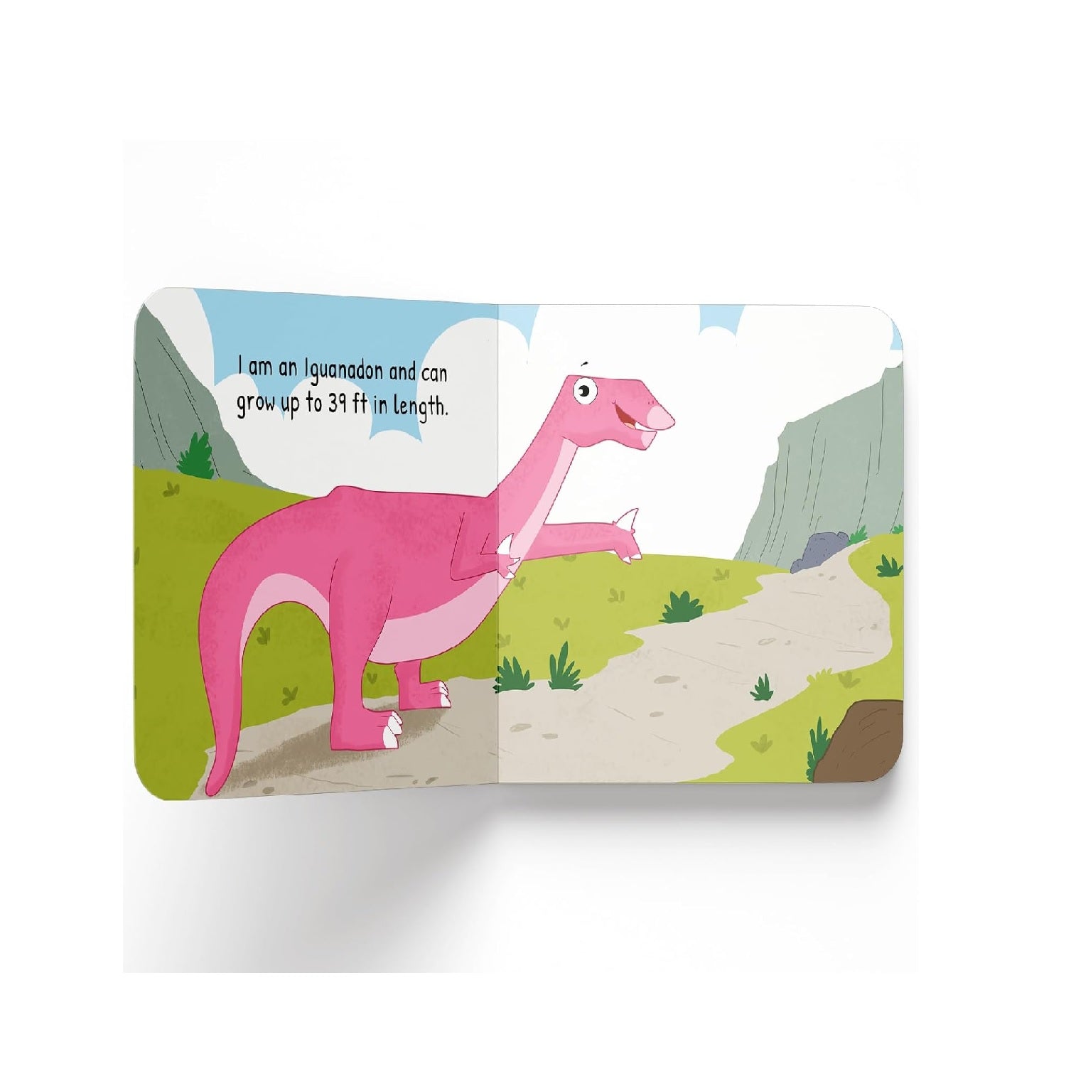 Iguanodon – My First Dino Board Book: Illustrated Dinosaur Picture Book for Kids | Board Book