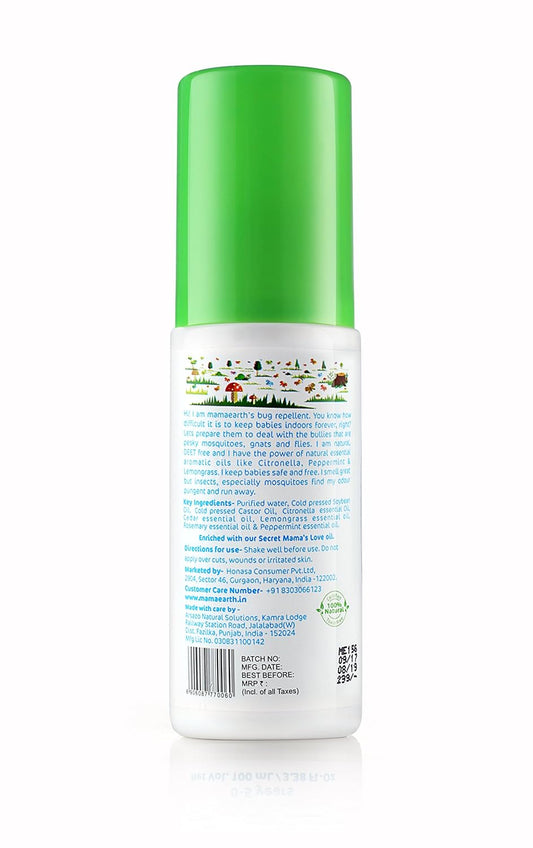 Mamaearth Natural Mosquito Repellent (3 Months Plus) 100ml