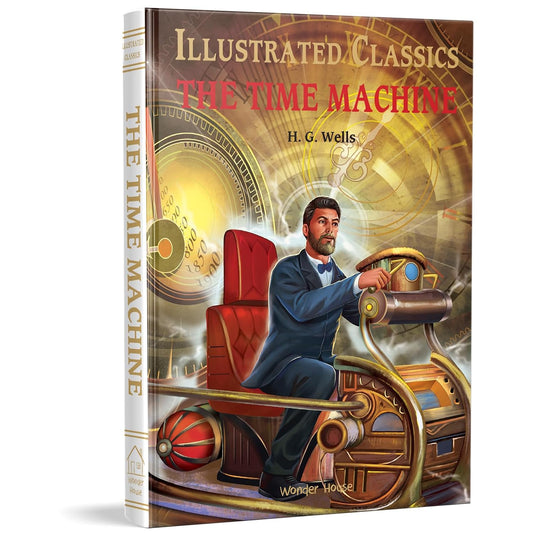 Time Machine: Illustrated Abridged Children Classics English Novel With Review Questions(Hardback)  Book