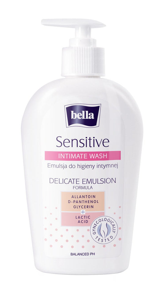 Bella Sensitive Intimate Wash Delicate Emulsion, 300 Ml For hygiene of intimate areas