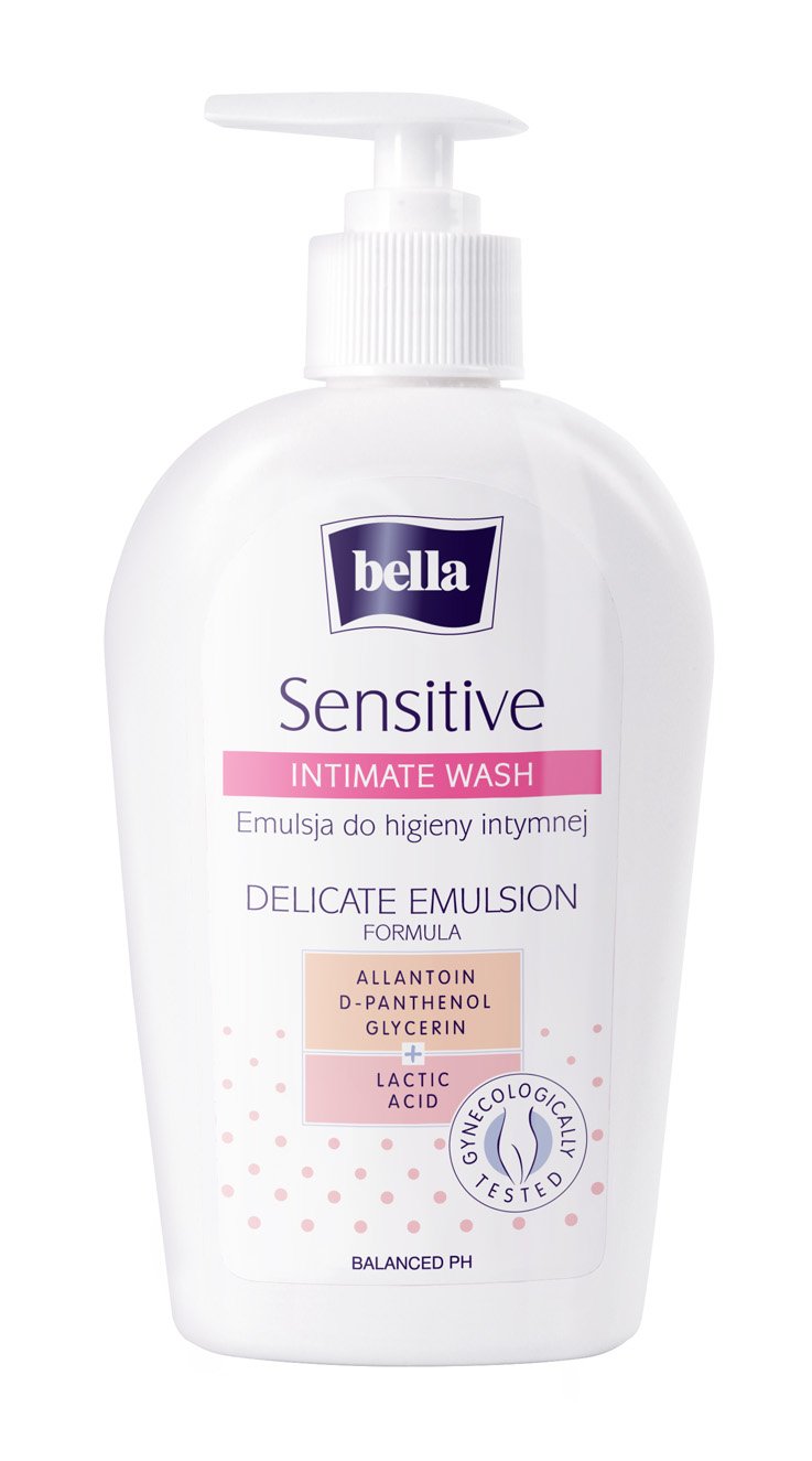 Bella Sensitive Intimate Wash Delicate Emulsion, 300 Ml For hygiene of intimate areas
