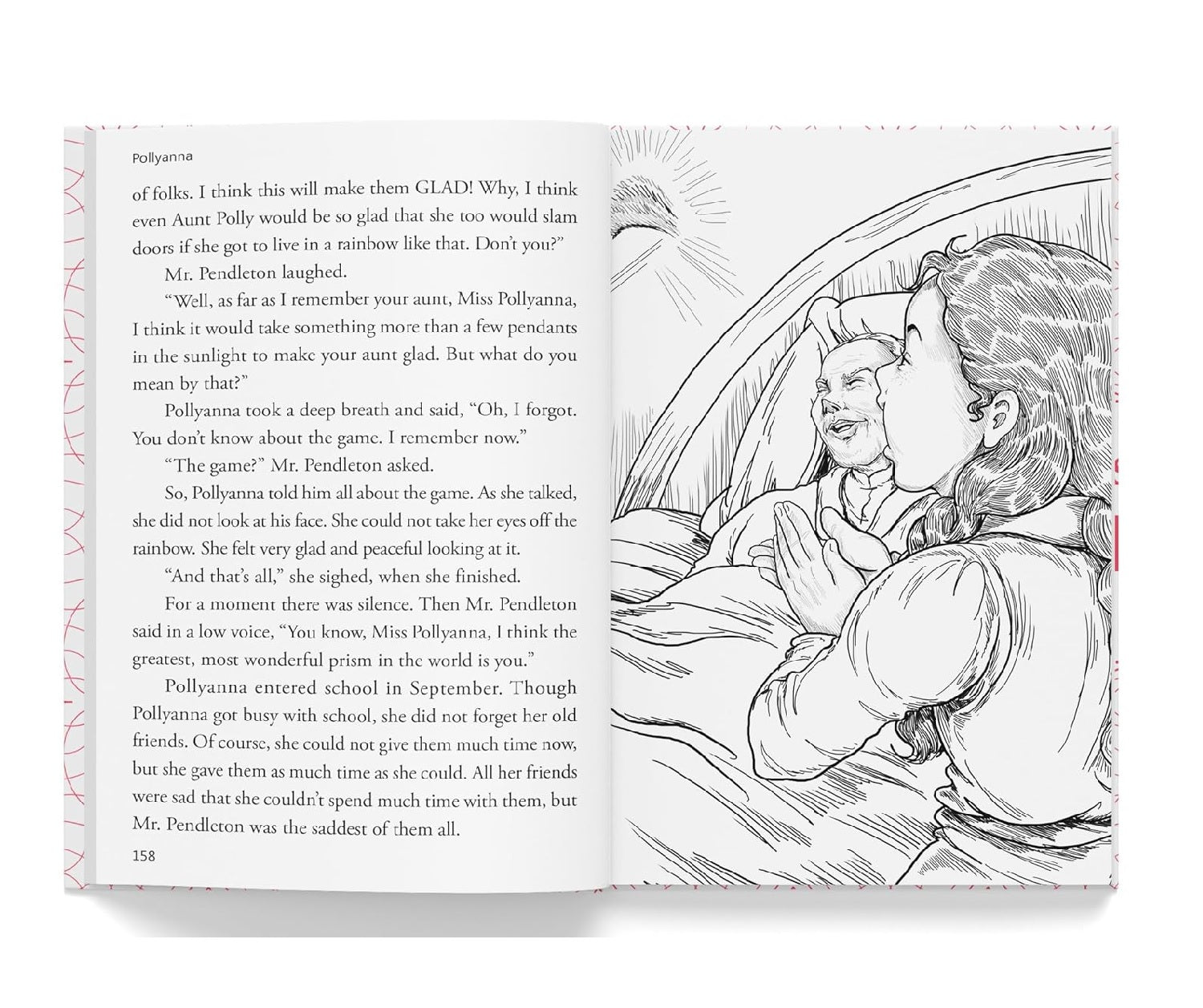 Pollyanna : Illustrated Abridged Children Classics English Novel with Review Questions Hardcover Book