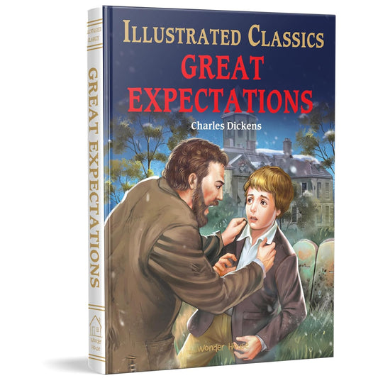 Great Expectations : Illustrated Abridged Children Classic English Novel with Review Questions Hardcover  Book