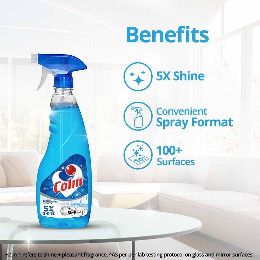 Colin Glass and Surface Cleaner Liquid Spray - 500 ml