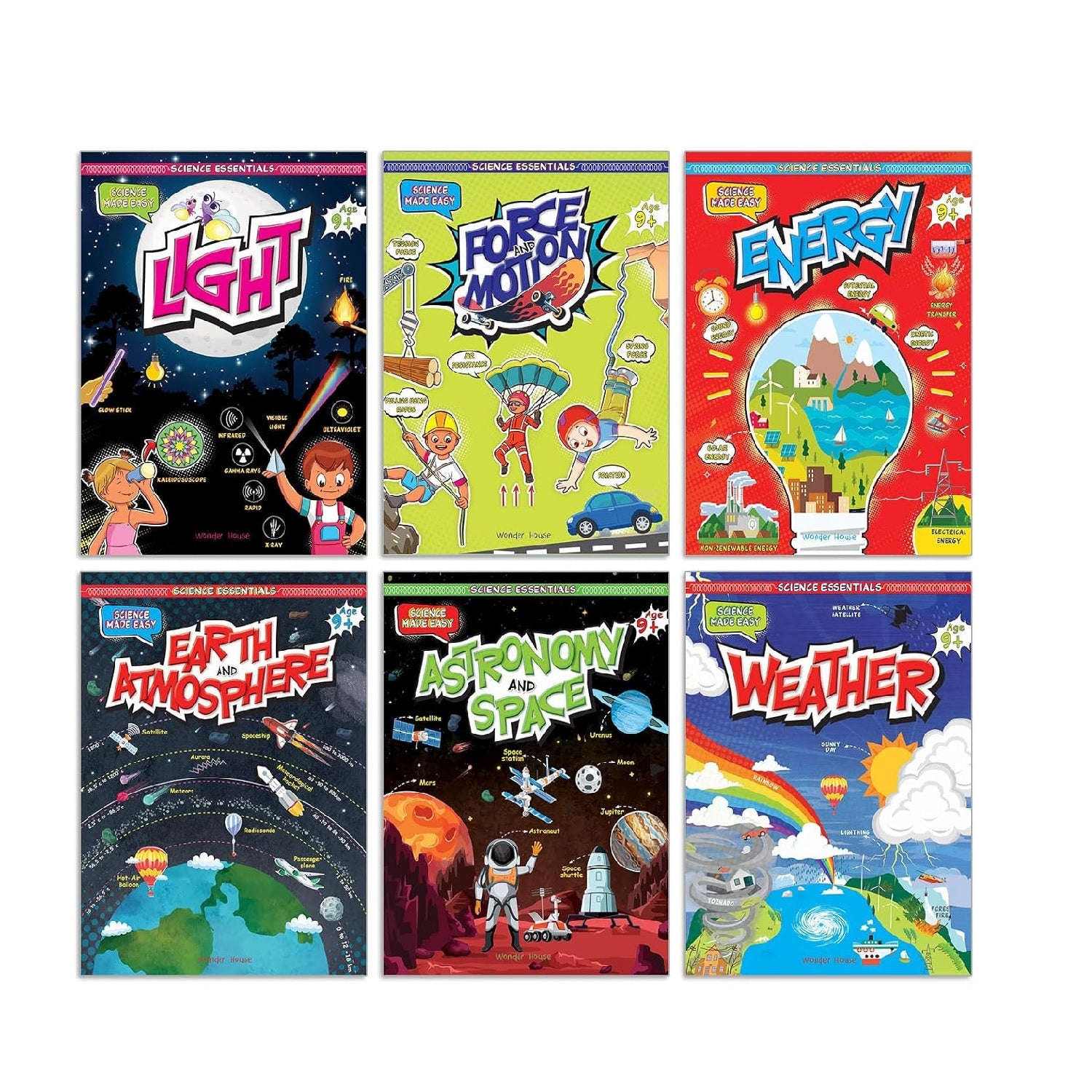 Science Essentials: Science Made Easy: Set of 6 Books Hardcover