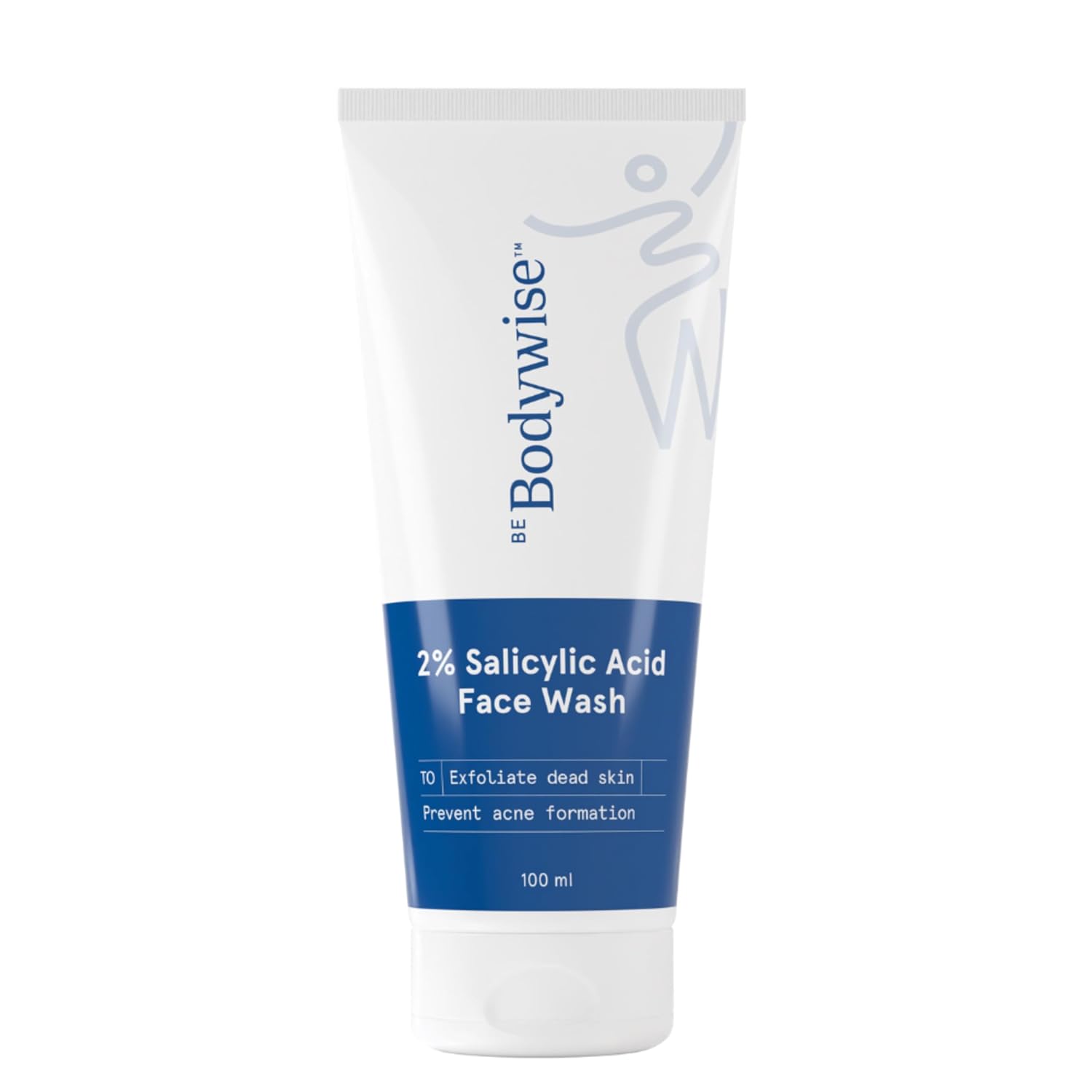 BeBodywise 2% Salicylic Acid Face Wash for Acne-Prone Skin - 100 ml