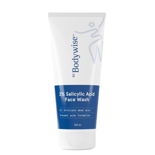 BeBodywise 2% Salicylic Acid Face Wash for Acne-Prone Skin - 100 ml