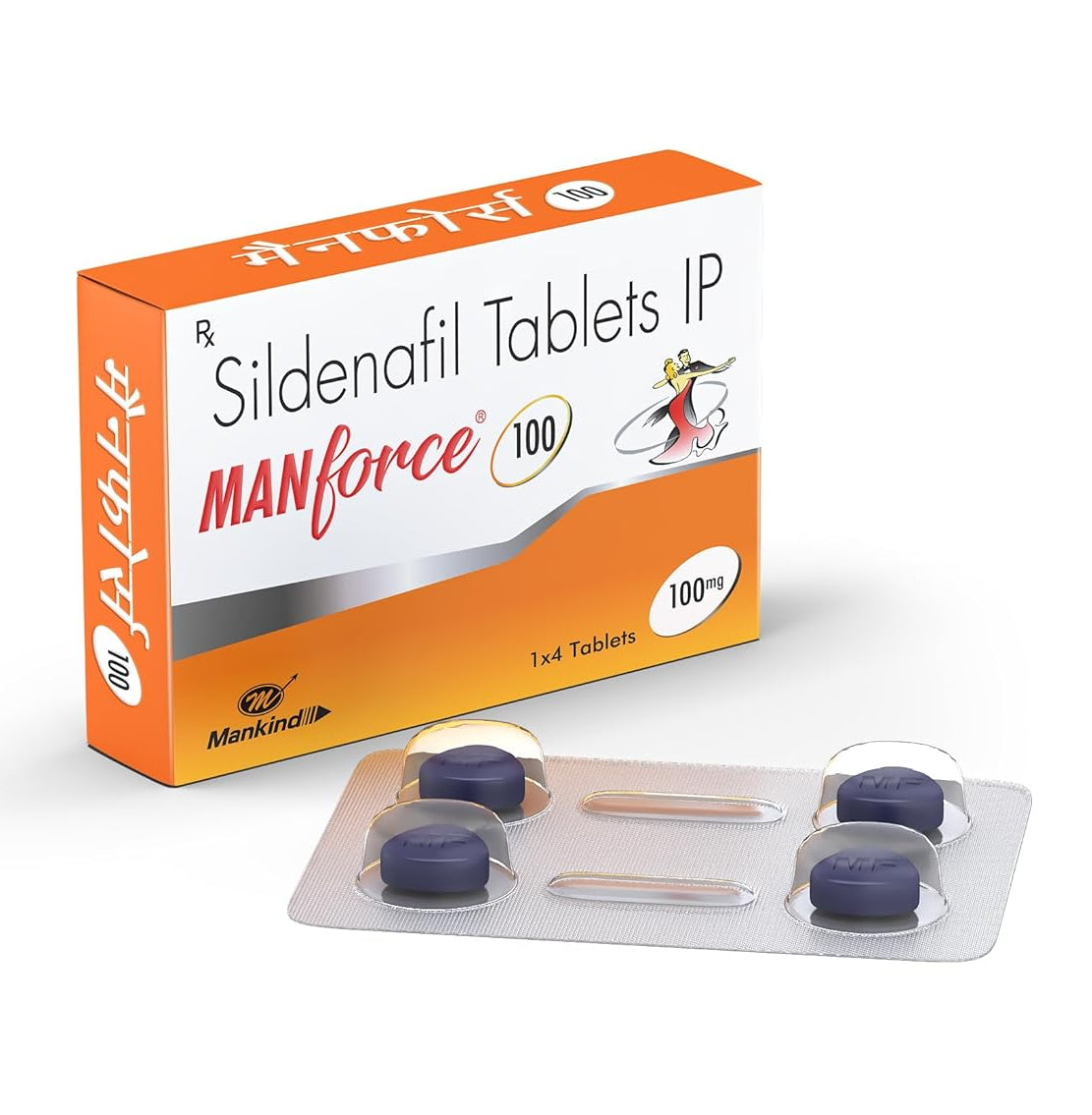 Manforce 100 - Strip of 4 Tablets