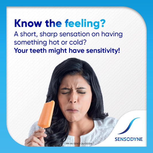 Sensodyne Toothpaste Deep Clean | Daily Sensitivity Protection Tooth Paste Pack of 1 - 70gm | Dentist Recommended