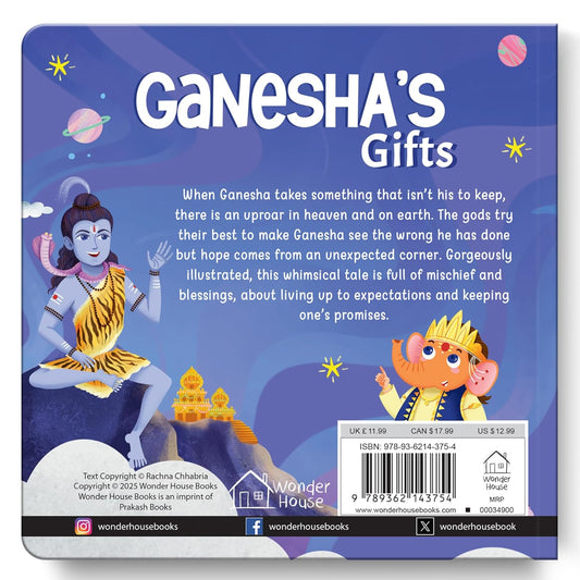 Ganesha’s Gifts – Illustrated Board Book for Kids | Board book