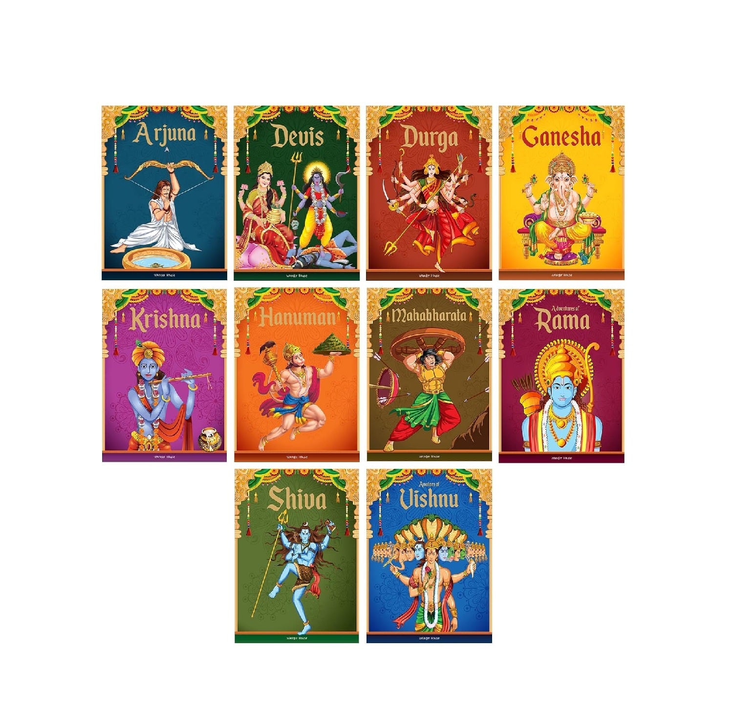 Tales from Indian Mythology: Collection of 10 Books Paperback Books