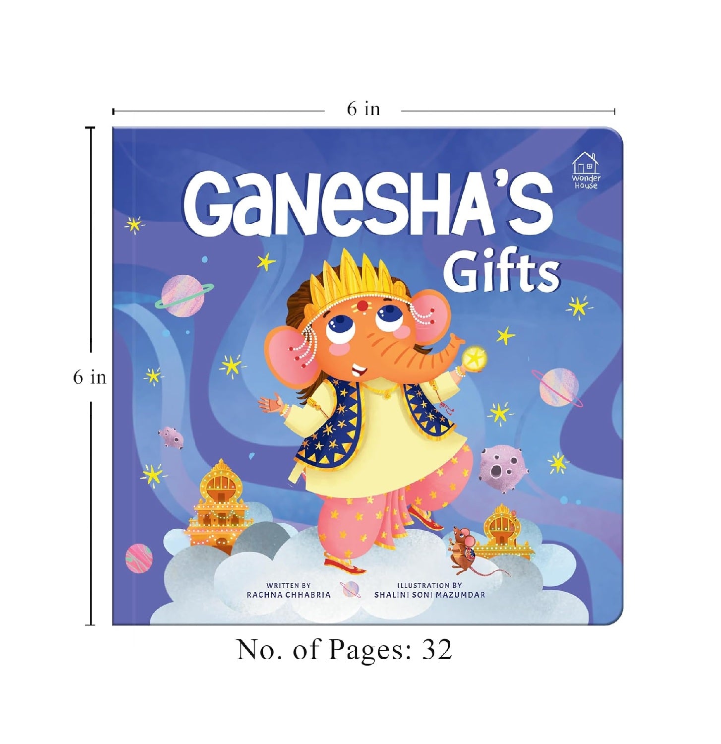Ganesha’s Gifts – Illustrated Board Book for Kids | Board book