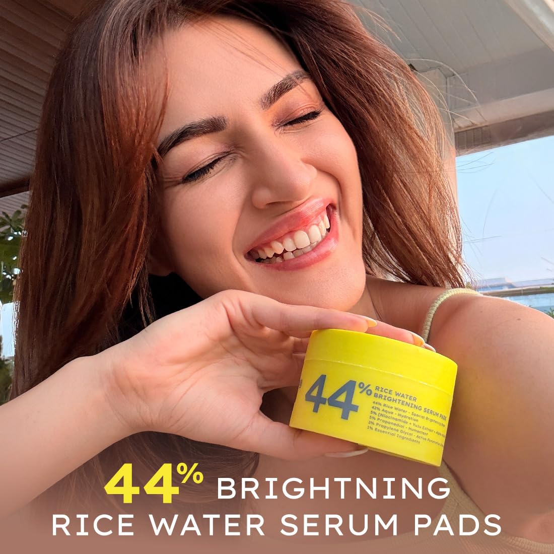 Hyphen 44% Rice Water Brightening Serum Pads (50pcs)