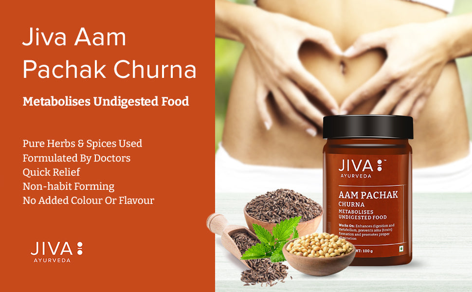 Jiva Ayurveda Pachak Churna – 100 g For digestion, appetite, flatulence, heaviness in the stomach
