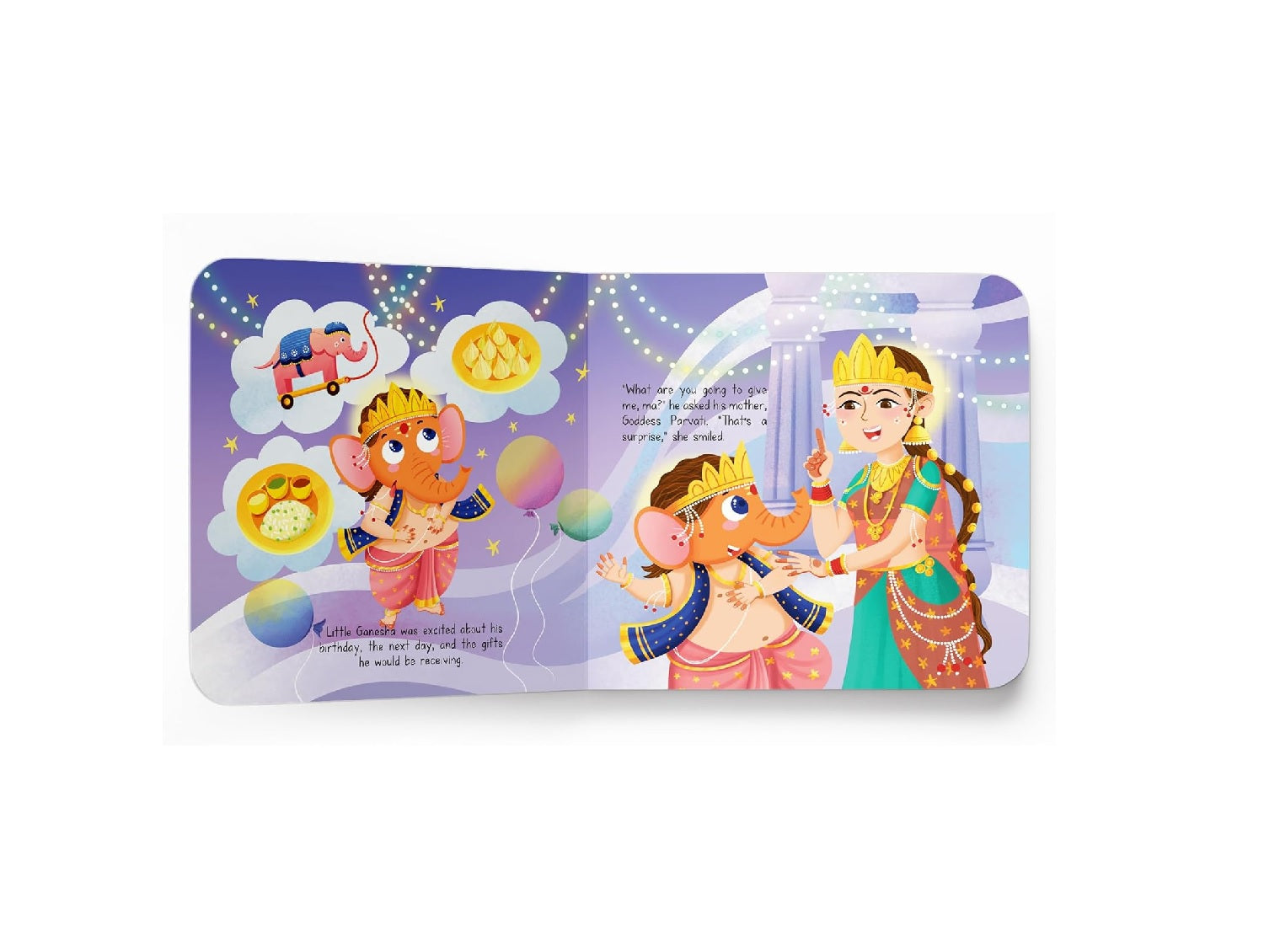 Ganesha’s Gifts – Illustrated Board Book for Kids | Board book