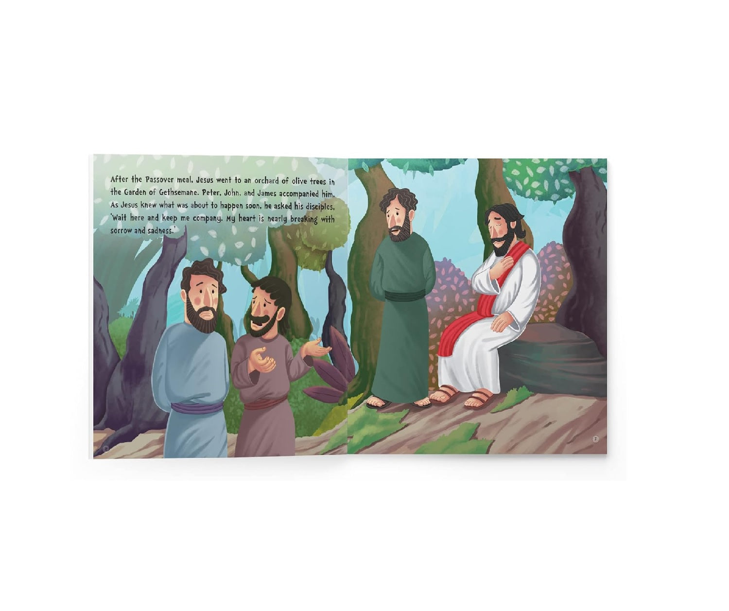 My First Illustrated Bible Story: The Grove of Olives Paperback  Book