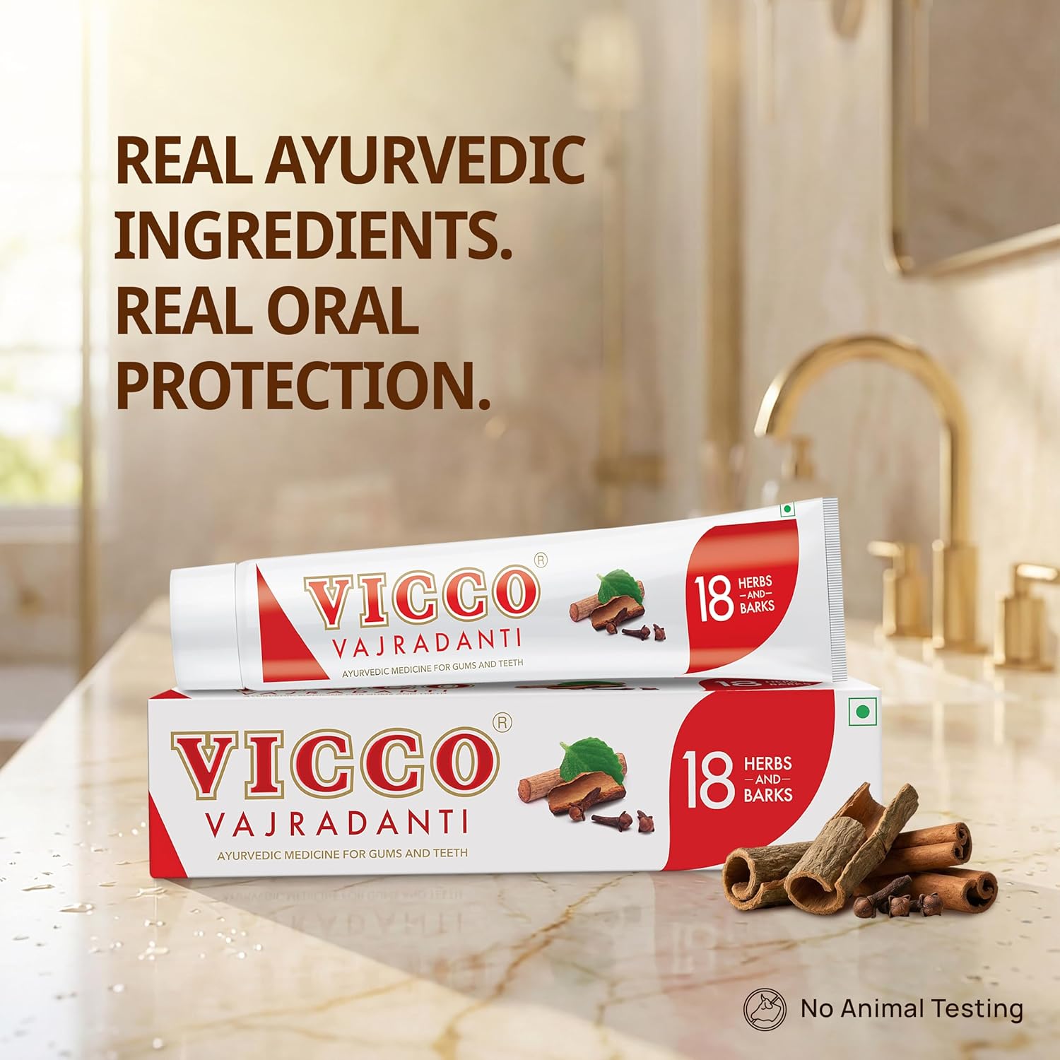 Vicco Vajradanti Paste I Ayurvedic Toothpaste - 200g (Pack of 3)