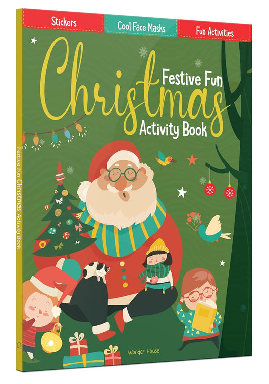 Christmas Activity Book for Children – Festive Fun Puzzles, Coloring, Mazes & More - Paperback