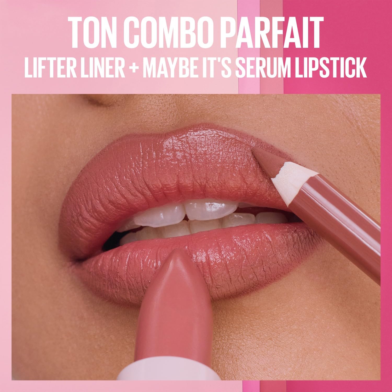 Maybelline New York Serum Lipstick (Satin) weightless hydration, One-swipe bold color, Mauve - 107 Blind Date, 4.2g