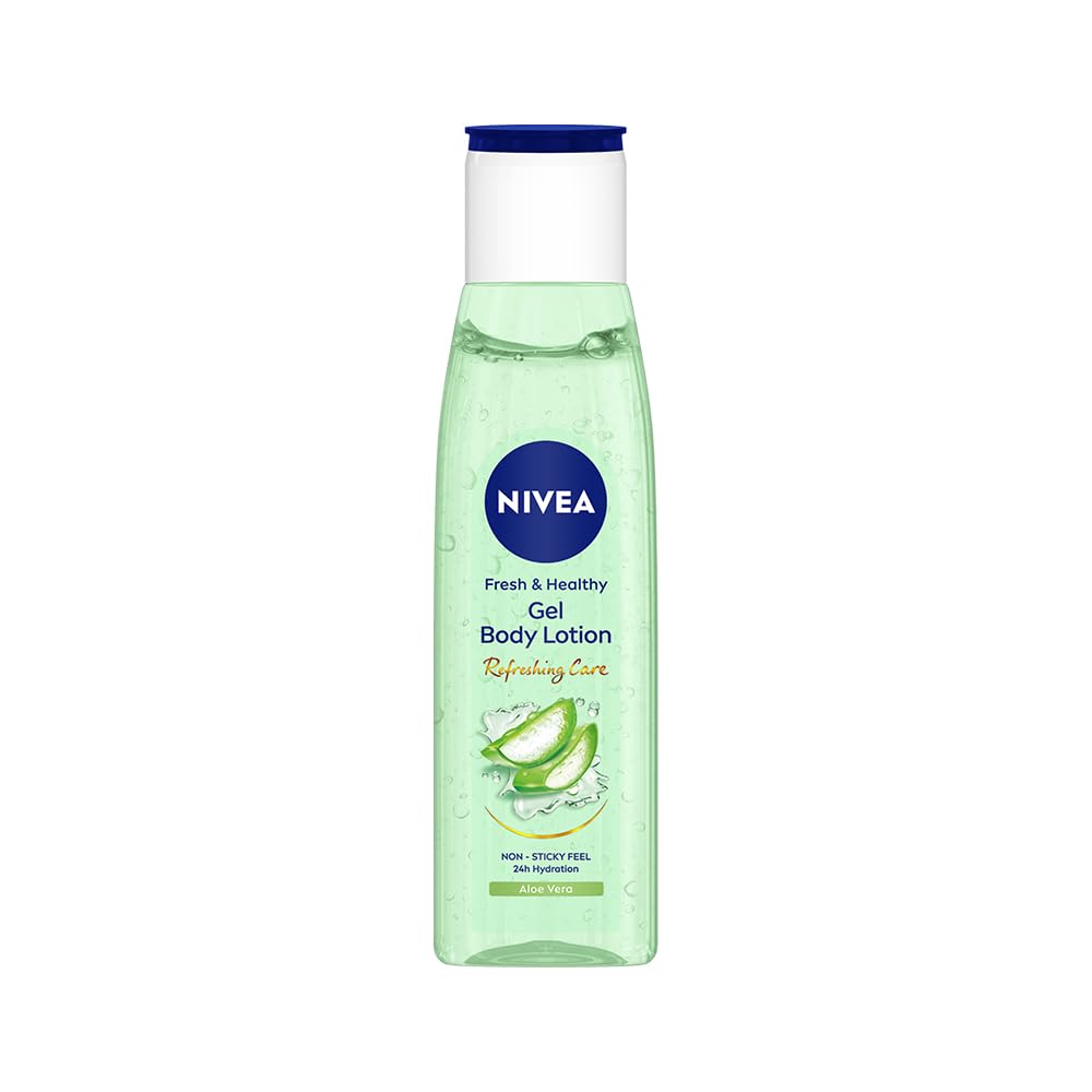 NIVEA Aloe Vera Gel Body lotion 75 ml For 24H hydration, refreshed skin feeling, healthy looking skin