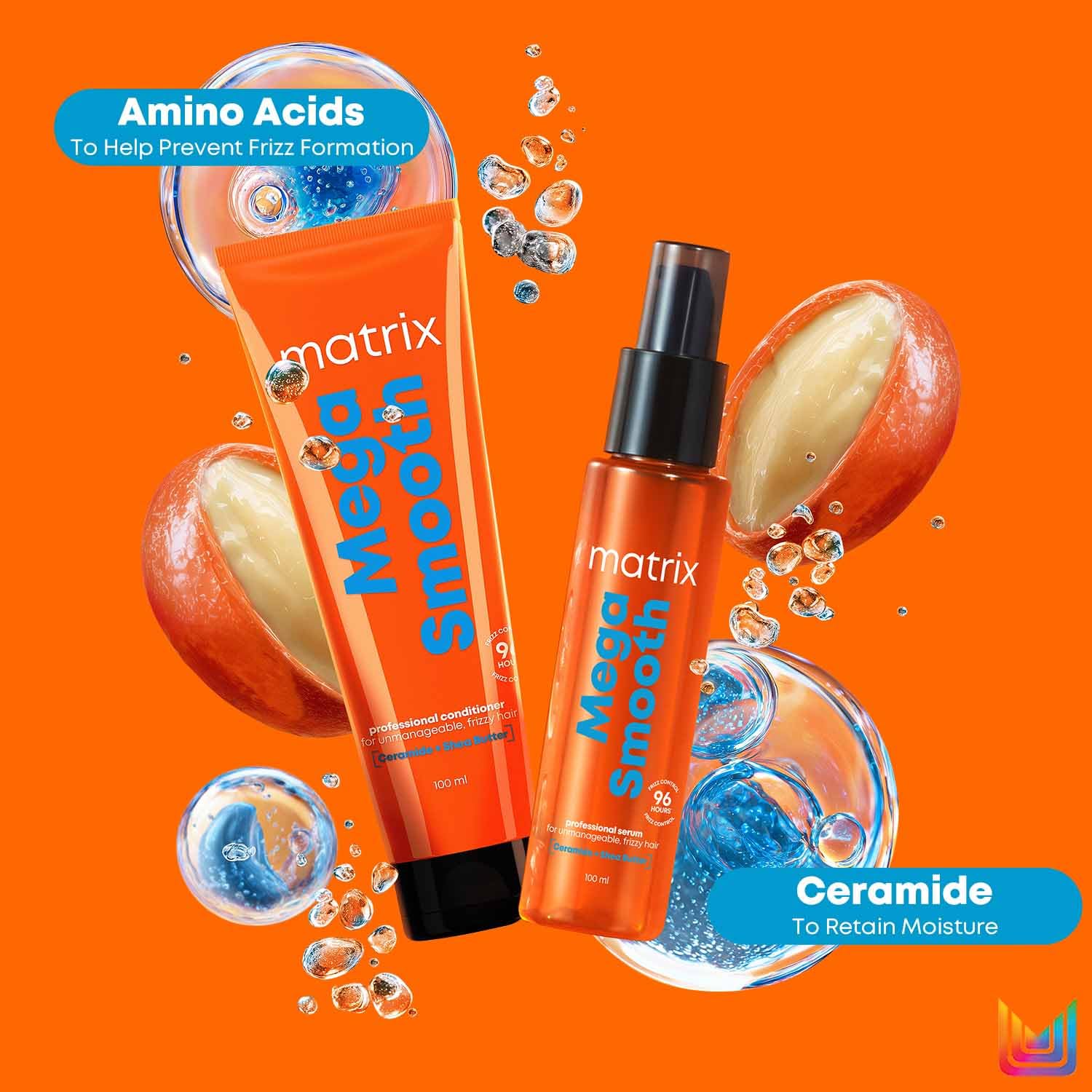 Defy Frizz for 4 Days with Anti-Frizz Shampoo: A professional smoothing shampoo that gently cleanses, moisturizes and works to tame dry, damaged, curly, coarse and rebellious hair types, leaving hair defrizzed, smooth and shiny Infused with Shea Butter
