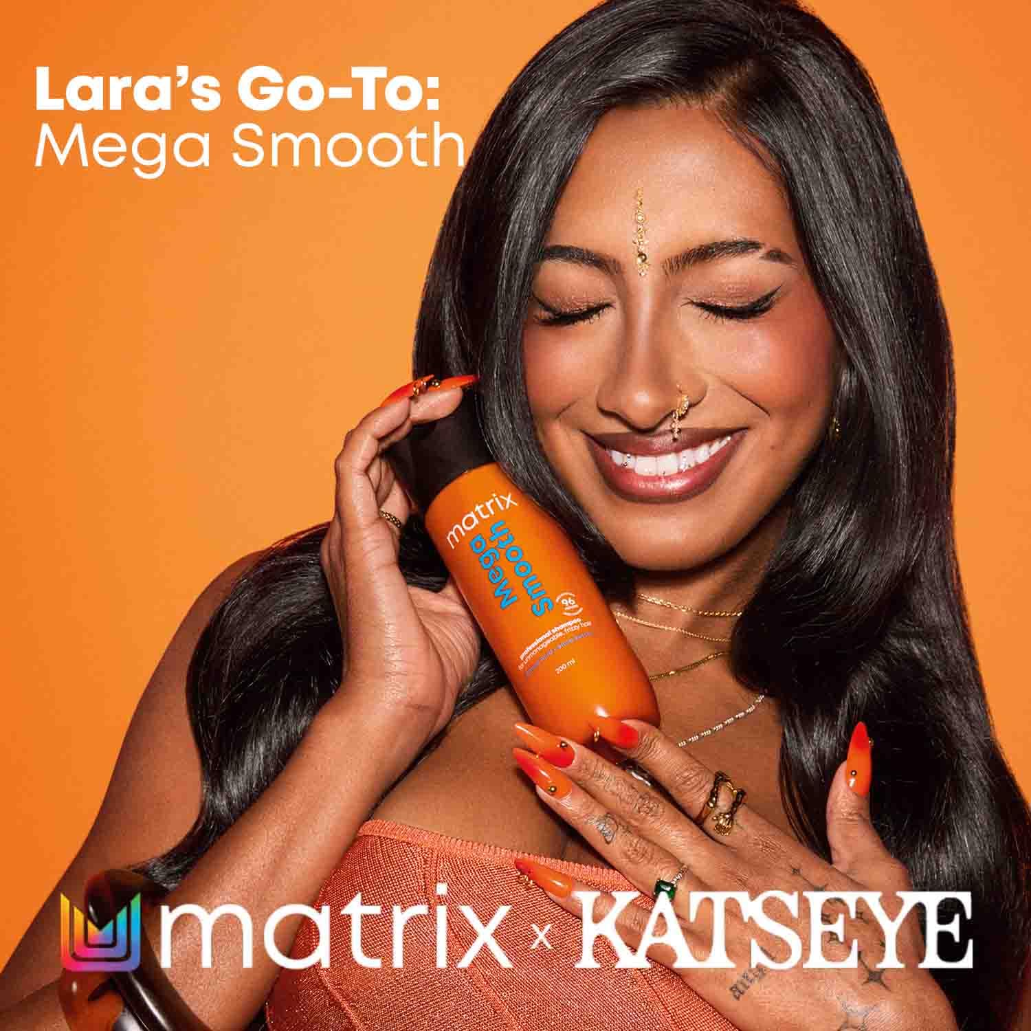 Matrix Mega Smooth Shampoo and Conditioner Combo with Shea Butter 200ml + 100ml