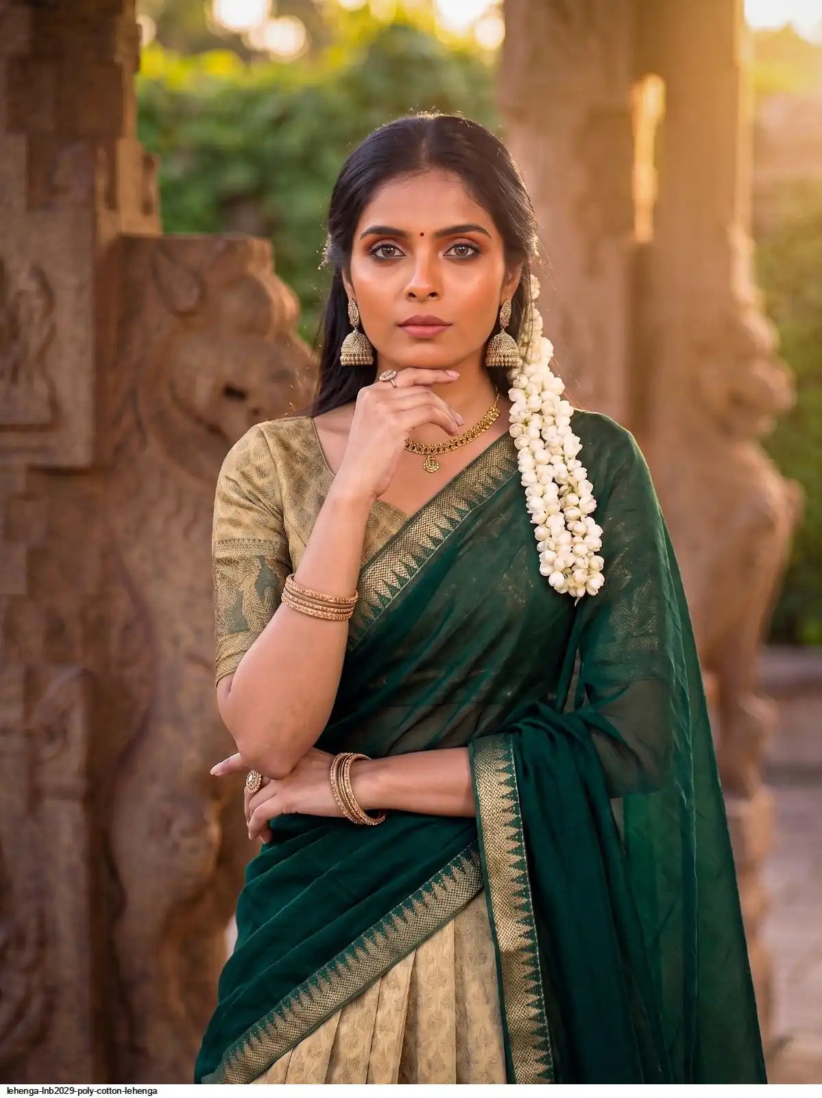 LEHENGA LNB2029 POLY COTTON LEHENGA