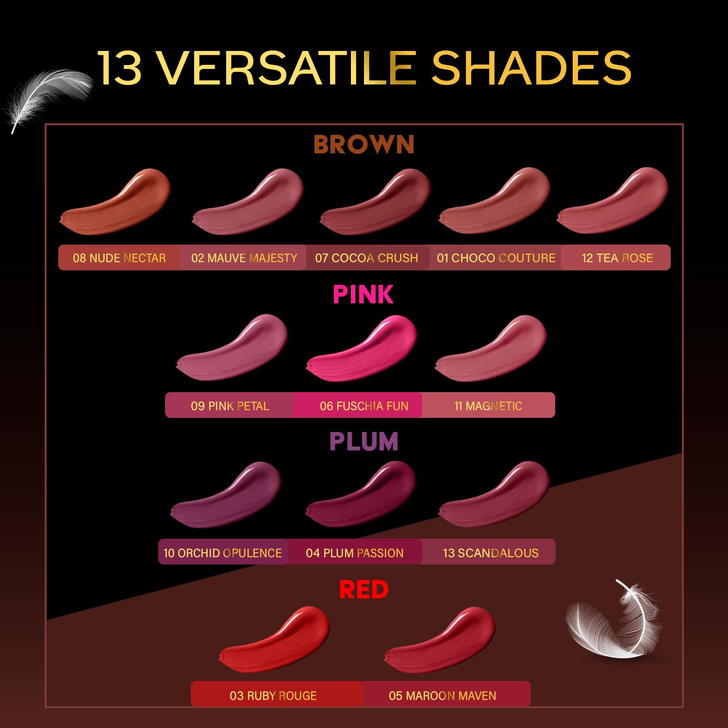 FACES CANADA Comfy Matte Wow Liquid Lipstick - Tea Rose 12 (Brown) 3.8ml