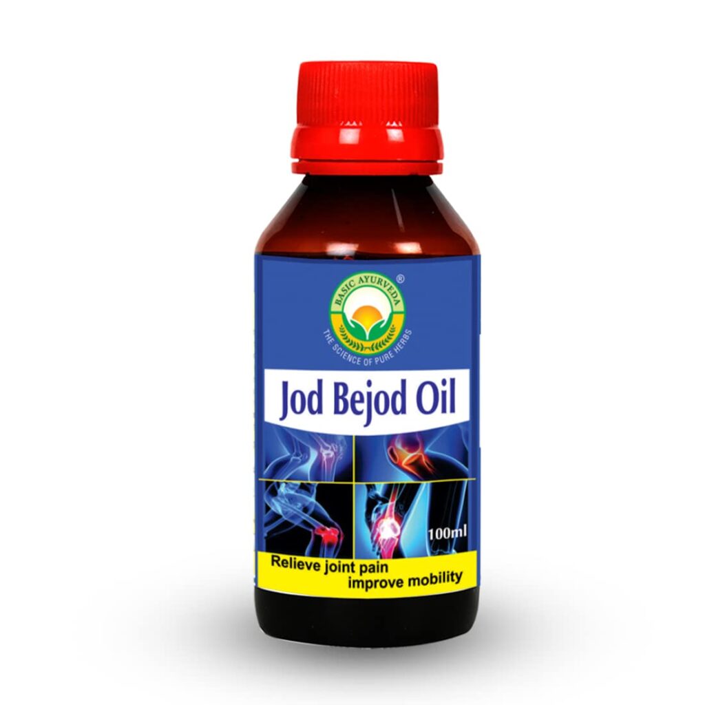 Basic Ayurveda Jod Bejod Oil 100 ml For joint pain, better blood circulation, stiffness
