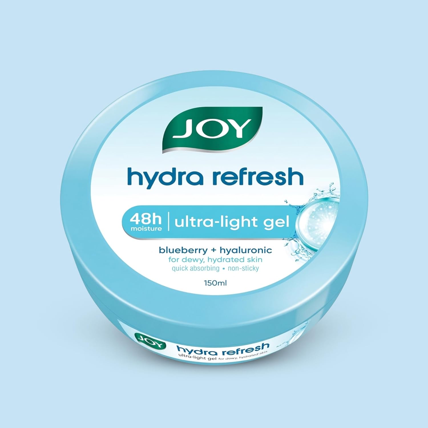 Joy Hydra Refresh Ultra Light Gel, Oil Free Moisturizer with Hyaluronic Acid & Vitamin E 250ml