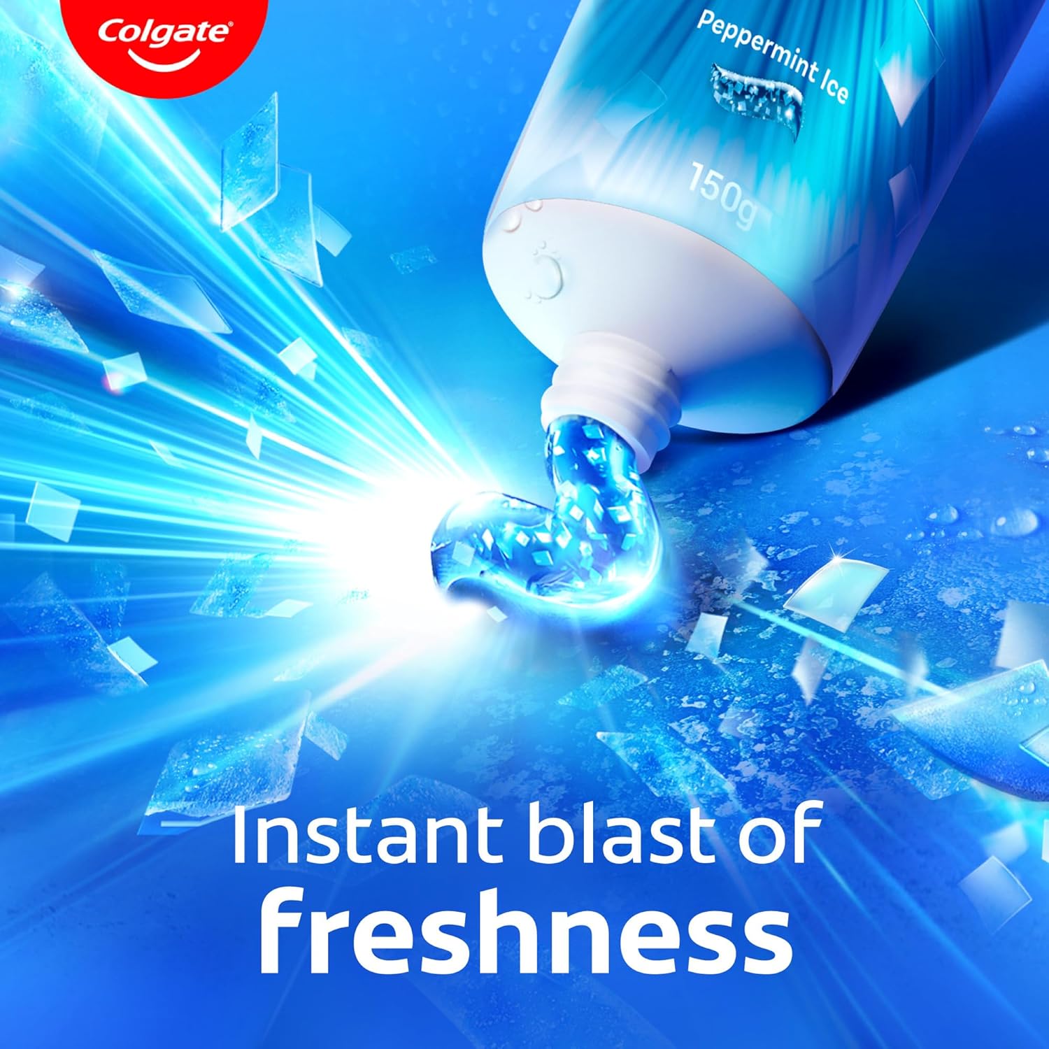 Colgate Maxfresh 80g Dental Hygiene Toothpaste Peppermint Ice (Blue Gel)