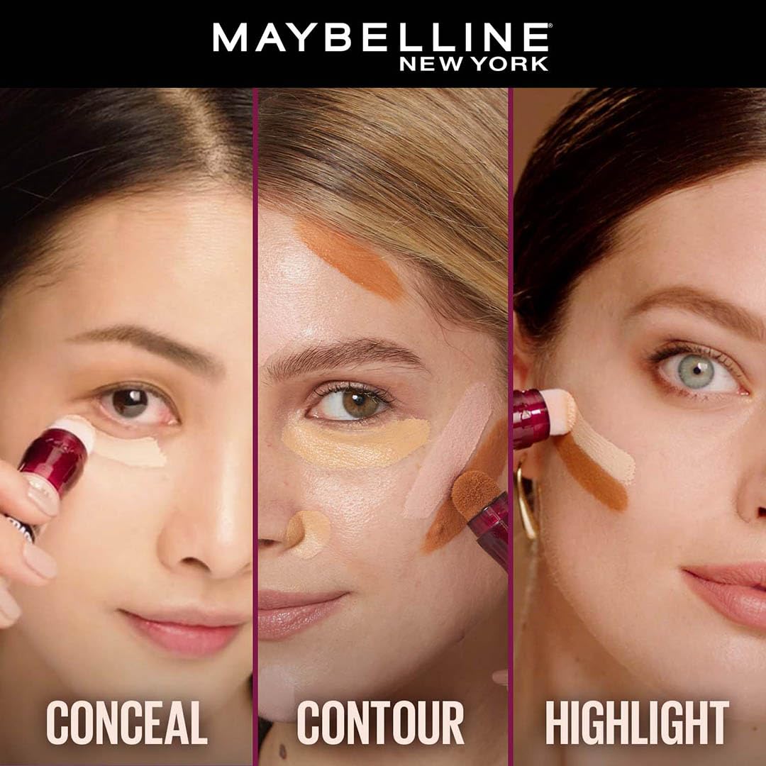 Maybelline New York Instant Age Rewind Dark Circles Treatment Concealer -Caramel, Packed with Goji Berry & Haloxyl, Bright & Refreshed eyes, Erase dark circles & fine lines, Long Lasting Concealer 6g