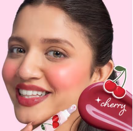 Nykaa Cosmetics Aqua Jelly Lip & Cheek Multi-use Water Tint - Cherry (10ml)