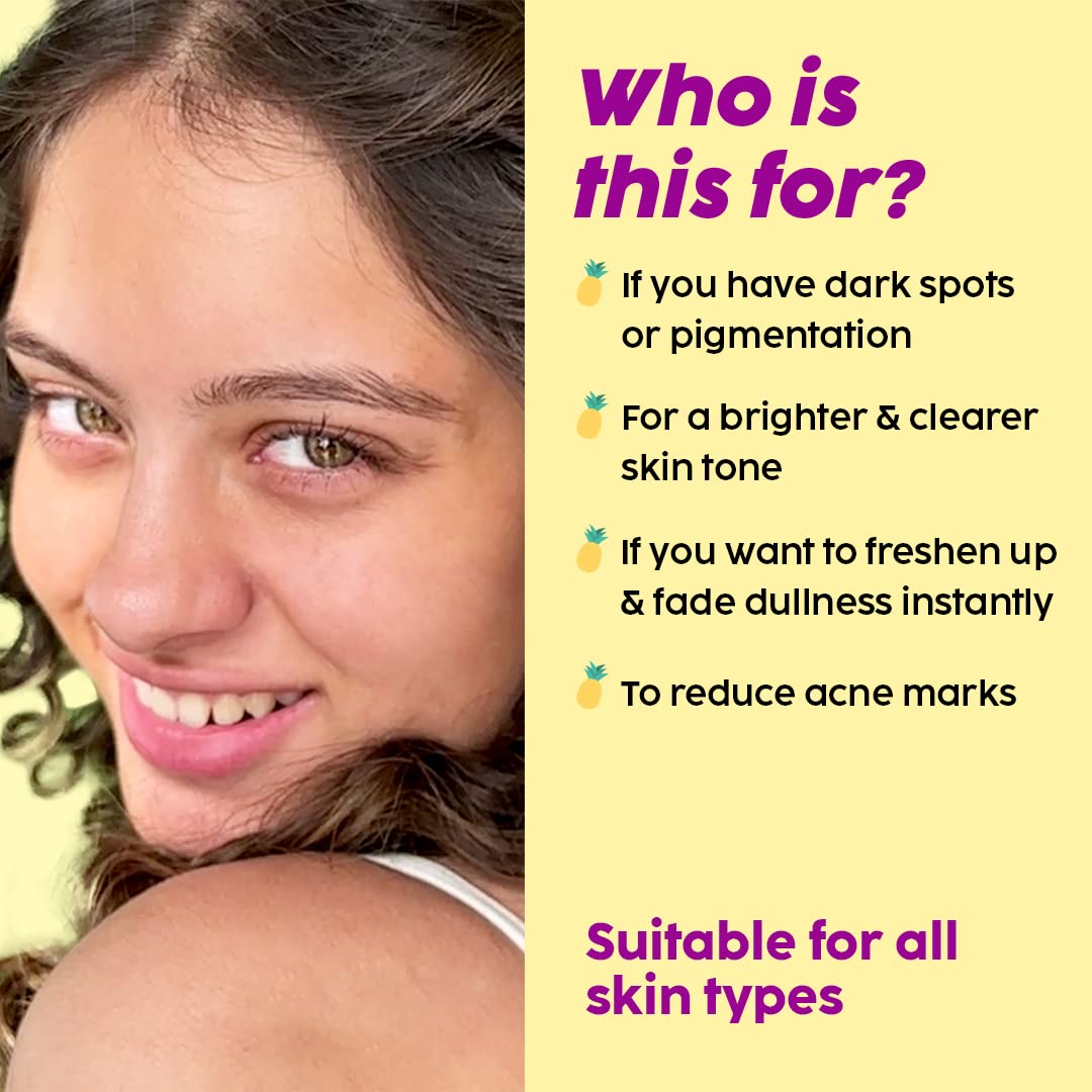 The Plant Fix Plix 5% Pineapple Foaming Facewash For Depigmentation,100ml
