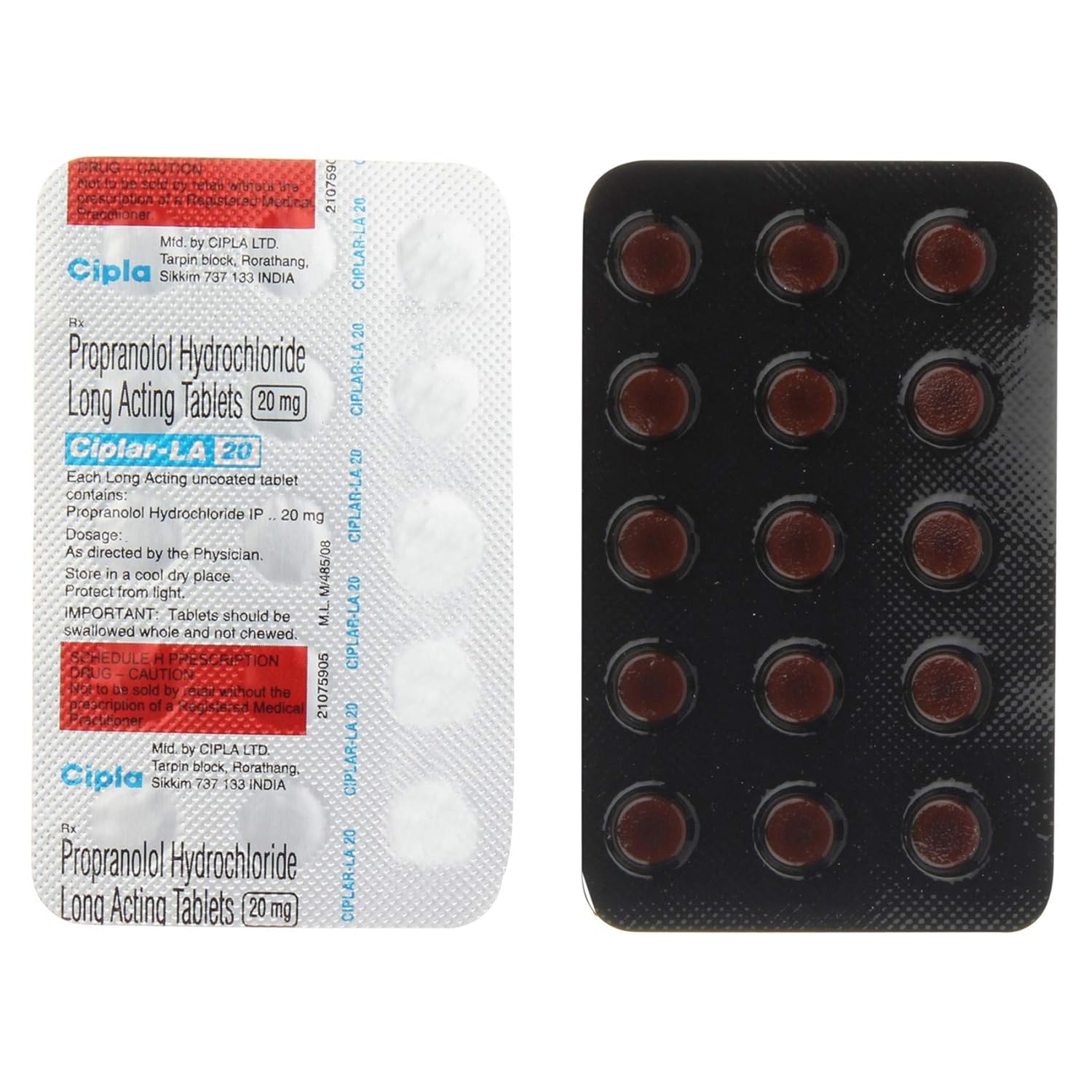 Ciplar-LA 20 Tablet – 15 Tablets