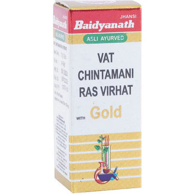 Baidyanath Vatchintamani Ras (Swarna Moti Yukta) (10tab) For Weakness Of Limbs, Nerve Pains