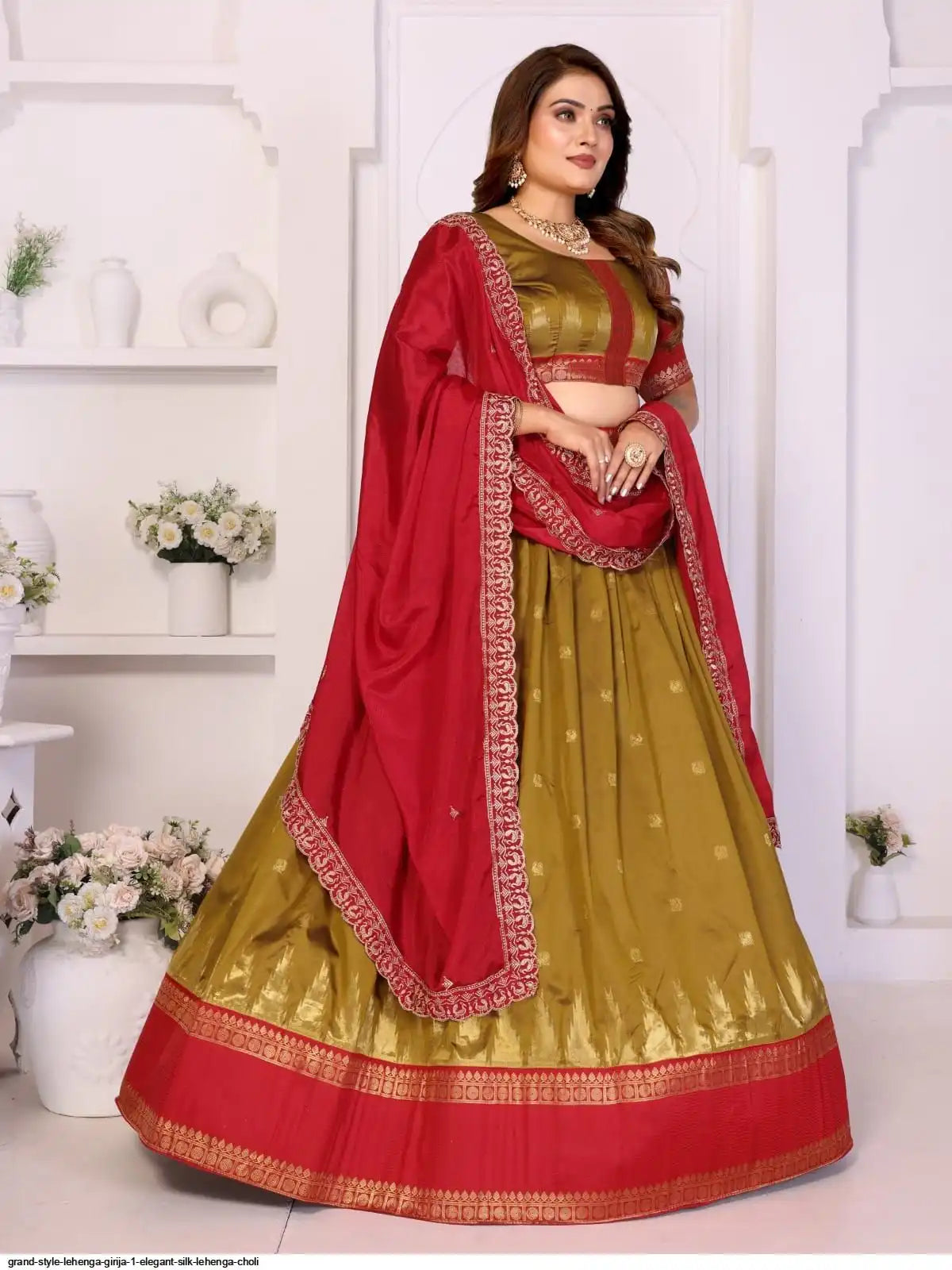 GRAND STYLE LEHENGA GIRIJA 1 ELEGANT SILK LEHENGA CHOLI
