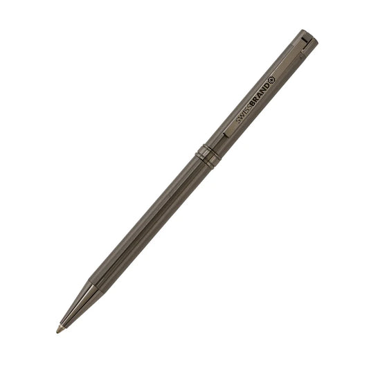 SWISSBRAND Glide 2530 Gunmetal finish Ballpoint Pen with Gunmetal trim