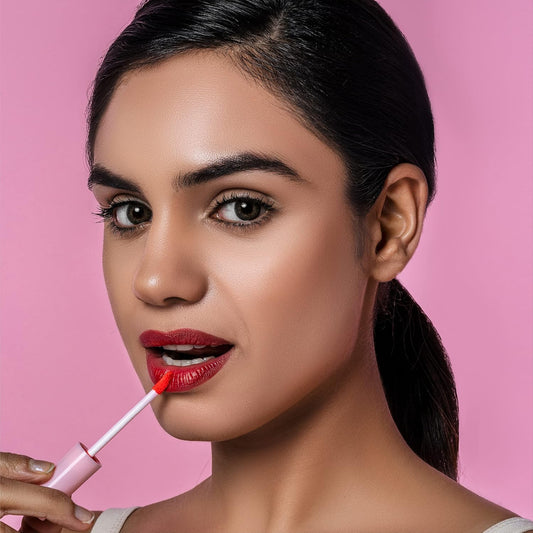 Blue Heaven,Silk & Stain Lip Tint, With Jojoba Oil & Vitamin E, Long Lasting, Non Sticky, Transfer Proof Formula,8ml,Brick Beauty