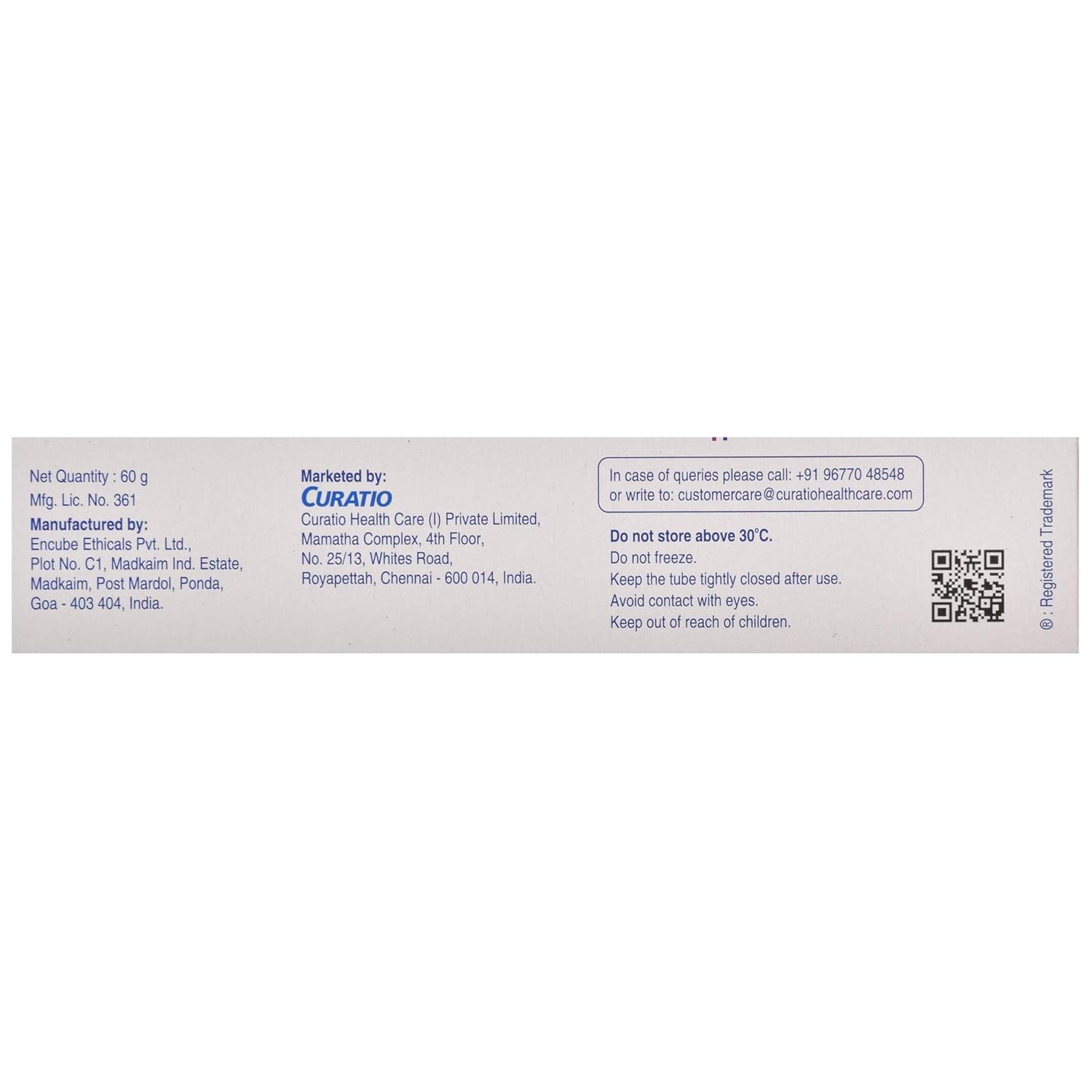 Permite 5% - Tube of 60gm Cream