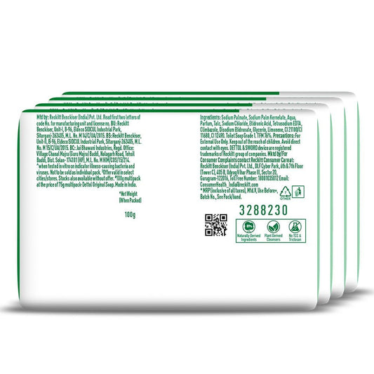 Dettol Original Bathing Soap Bar with 12 HR protective shield (400gm)