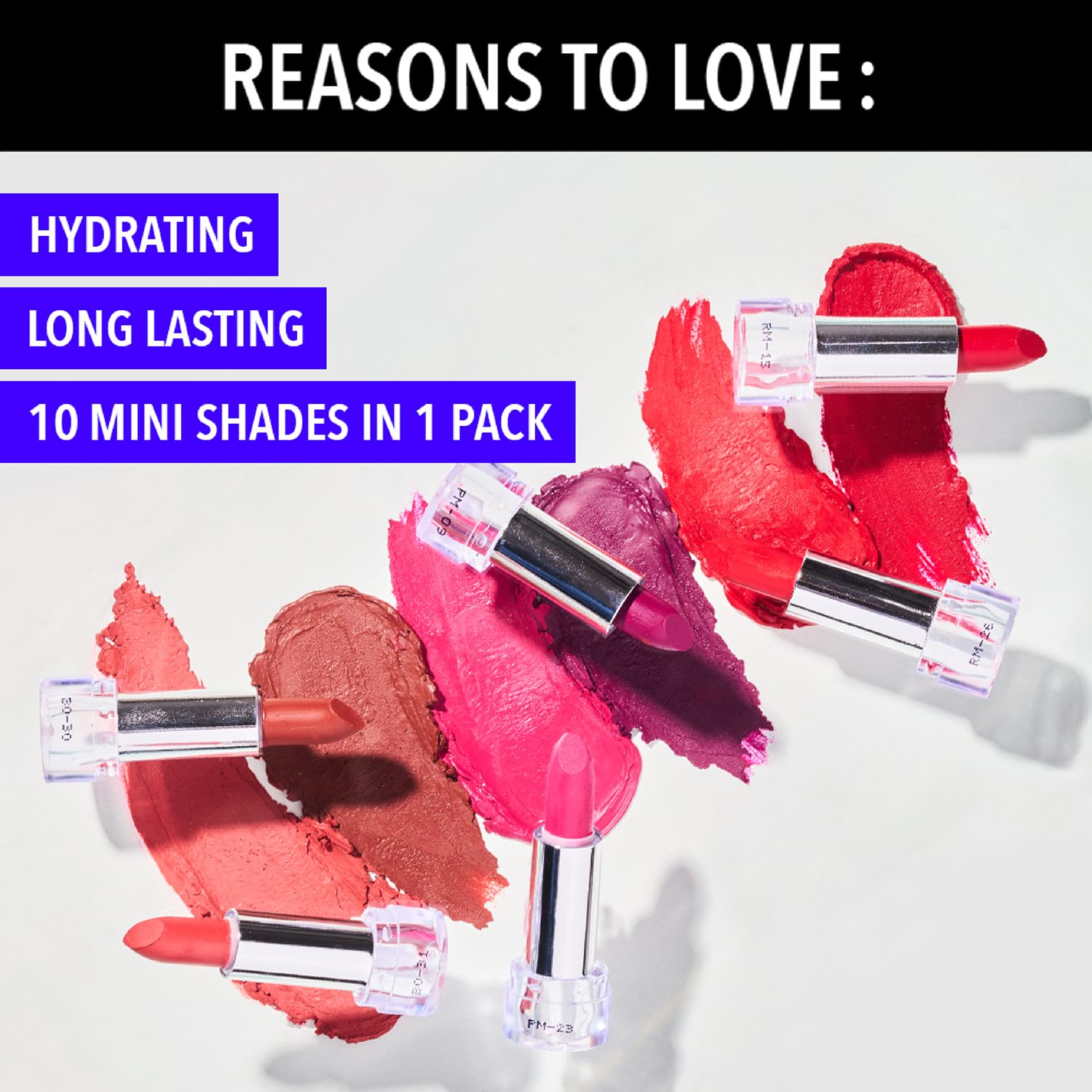 Blue Heaven Matte Love Mini Lipsticks pack of 10